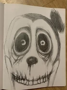 Inkblot Face's concept art.