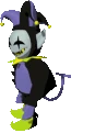 An animation of Jevil doing the Default Dance from Fortnite can be found in the files. This could've been a placeholder for Hourglass since Jevil was used as a placeholder for Hourglass, but not much else is known about it.