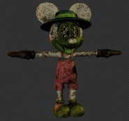 An unfinished version of George the Eyesore.