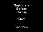 Placeholder main menu.