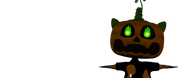 Pumpkin Ortensia after leaving CAM 1, with green eyes.