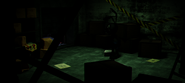 Oswald standing up in the Storage Area.