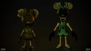 Gez0rzrXUAASaoi.jpg (90 KB) Model comparison between Photo-Negative Minnie and Inverted Minnie.