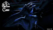 The image used on the GameJolt post announcing the release for 2.0.4 update, featuring Eyeless Jack.