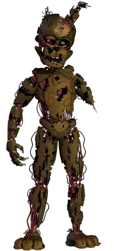 Nightmare Salvaged Springtrap  My own Custom Animatronic and inky