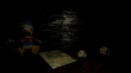 Distorted Mickey's desk jumpscare.