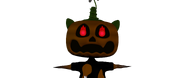 Pumpkin Ortensia after leaving CAM 1, with red eyes.
