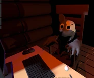 Cabin Face's model when it was first found.