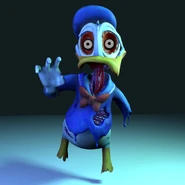 Original Ink-Blot Donald from Chaos at Treasure Island.