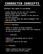 Old character concepts for 4.0.