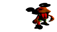 Green in the main menu.