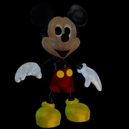 An early model of MickMick. Notice the skull eye-holes is larger.