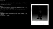 Oswald's archive file when entering the code "6767547" into TWGMS.