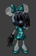 Photo-Negative Minnie's early design.