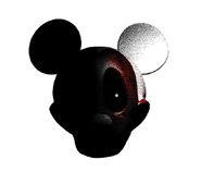 A render of Red that appears in the warning screen.