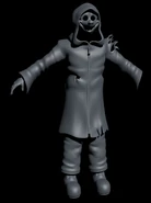 Early WIP of Henry's model in C4D before being ported over to blender.