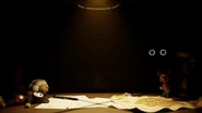 MOTHER appearing on the left of the table during True Nightmare's cutscene.