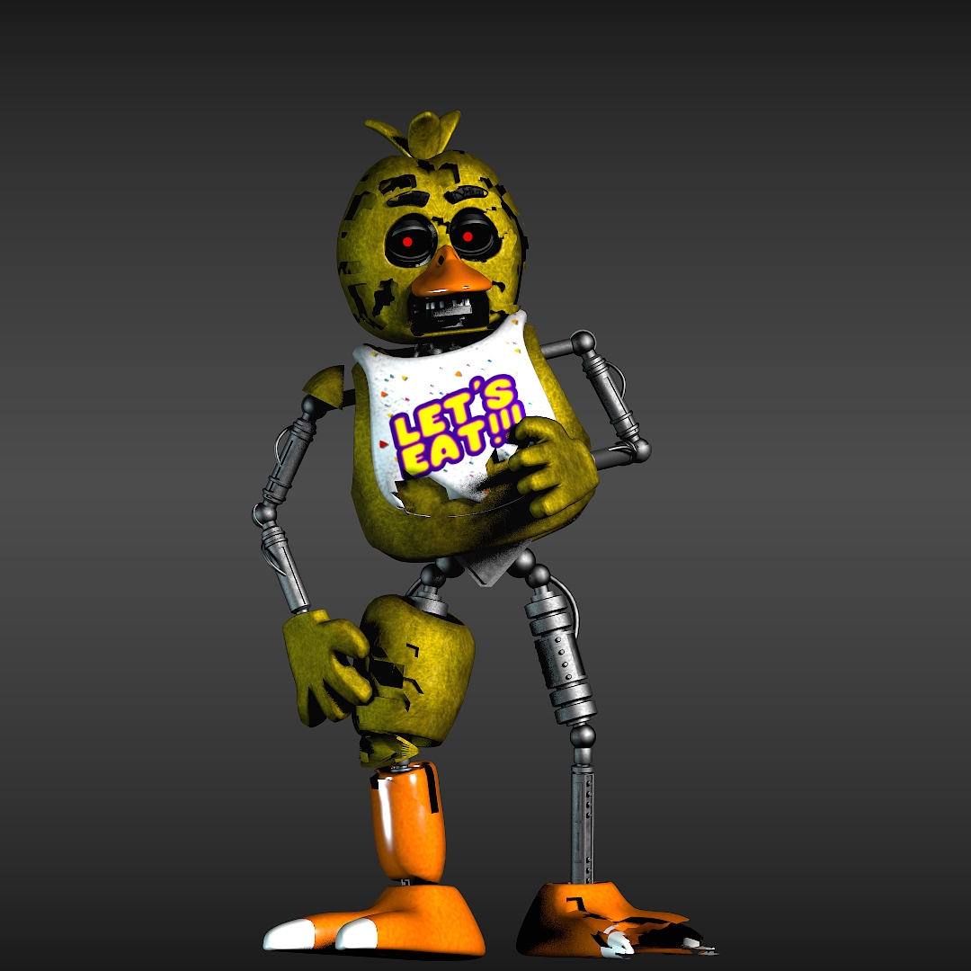 Realistic animatronic chica (entry)