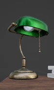 A screenshot of a table lamp, used as a prop the intro sequence.