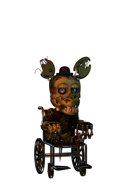 Nightmare Salvaged Springtrap  My own Custom Animatronic and inky