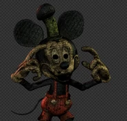 A joke image of Corrupted Mickey, referencing the "Think, Mark" meme.