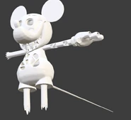 An image of the Ink-Blot Willie model posted in the Radiance Discord server.