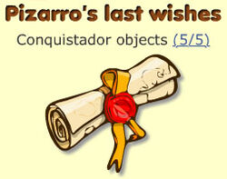 Pizarro's last wishes