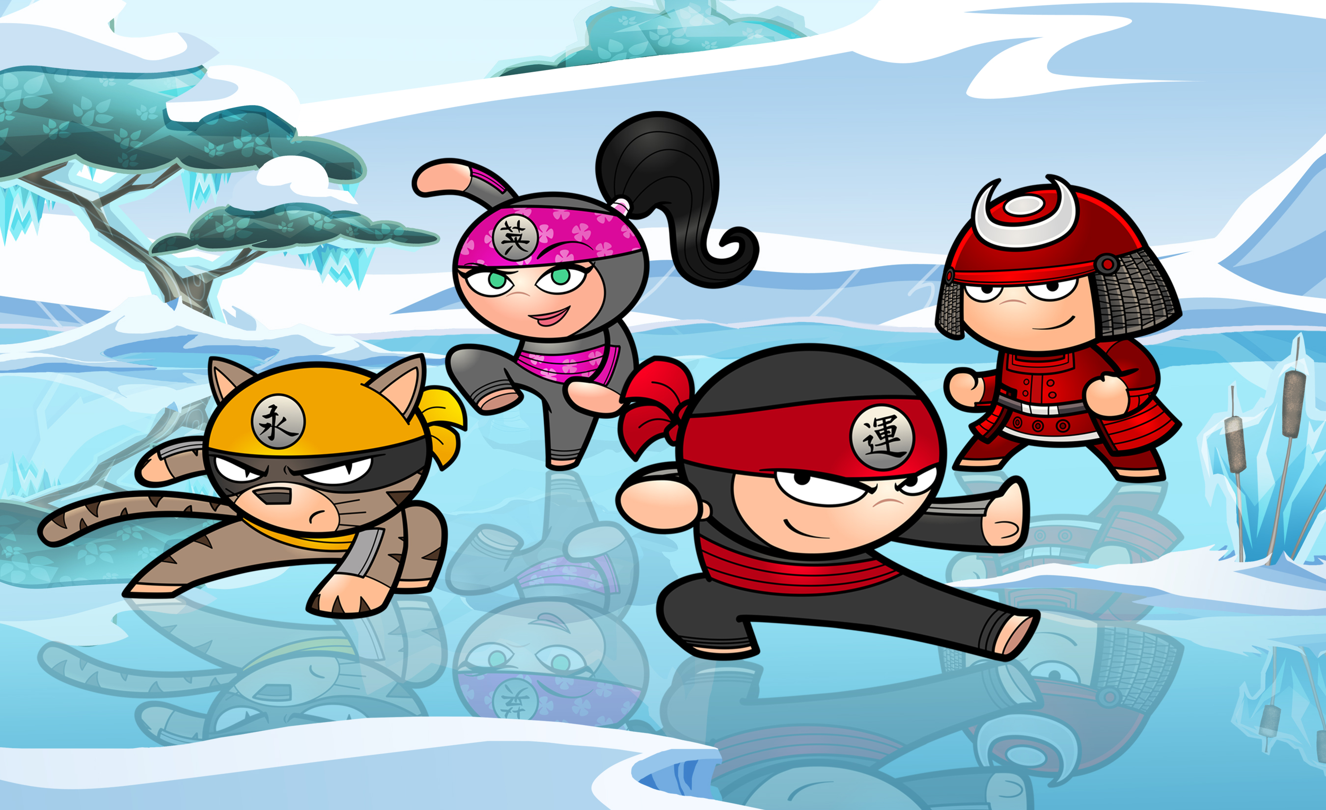 CHOP CHOP NINJA CHALLENGE - roxanne ducharme - ILLUSTRATOR - ART DIRECTOR -  ANIMATOR