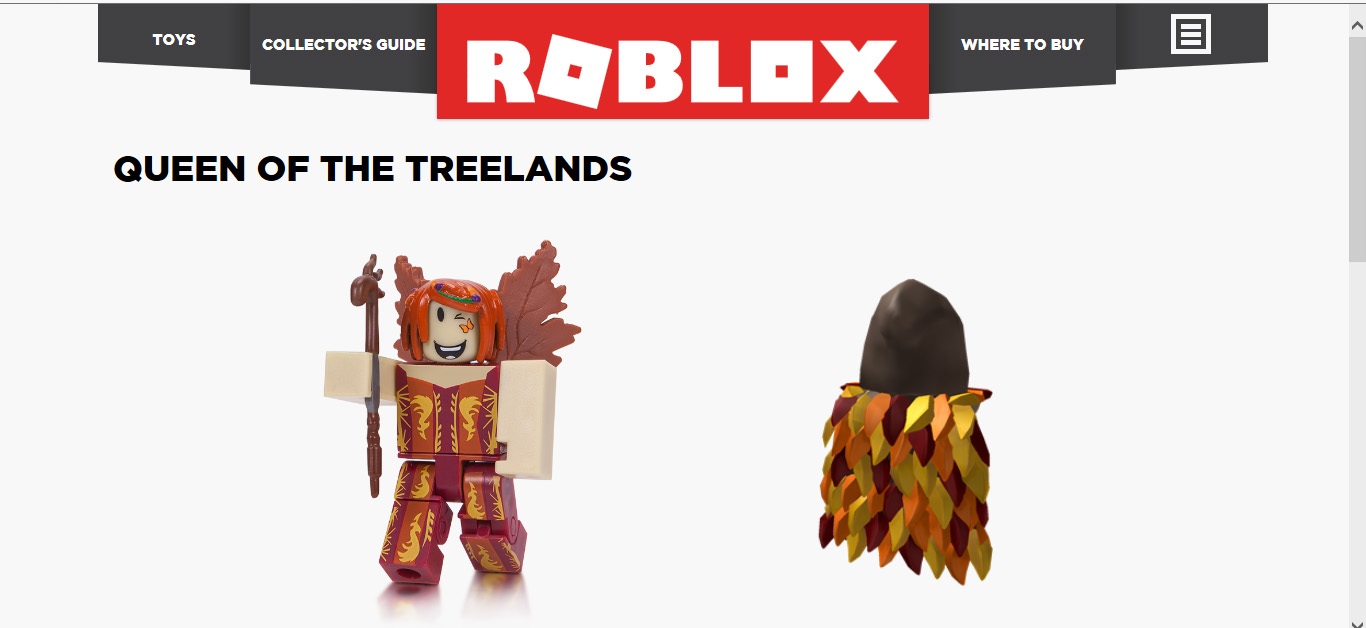 Roblox Queen of The Treelands Playset Series 1 with Exclusive Virtual Item  NIB