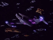 Die Flotte des Dominions nähert sich DEEP SPACE NINE