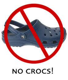 No-crocs