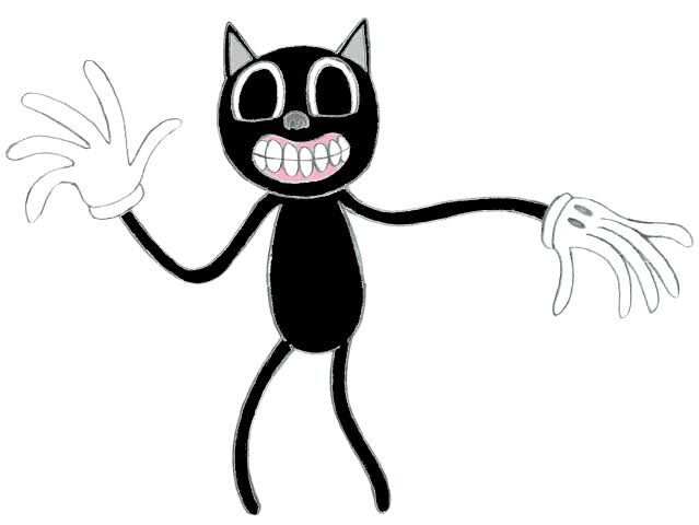 cat drawing cartoon