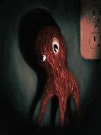 A Lil’ Nugget next to a power outlet.