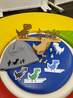 Google Offline Dinosaur Game - Trex Runner Pin for Sale by DannyAndCo