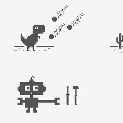 Google Chrome dino game: T-Rex gets party hats, cakes and more