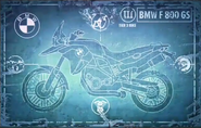 BMW F 800 GS Blueprint