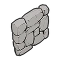 Stone Wall From Construction Table