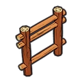 Wooden Fence From Construction Rig