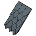 Slate Roof From Construction Table