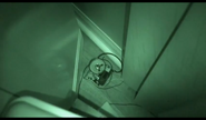 The device, hidden in the corner of a room in Noah's house