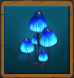 Blue Mushrooms