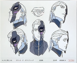 Production sheet of Livio for Trigun Stampede