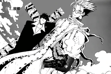 TRIGUN MAXIMUM 秘蔵ラフ集 BLACK TM Chapter 45 | Trigun Wiki | Fandom