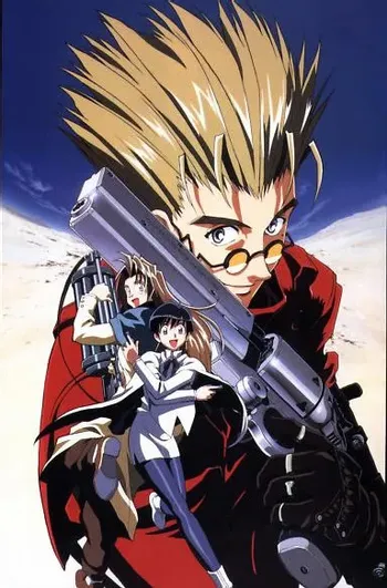 Anime Trigun and Background HD phone wallpaper  Pxfuel