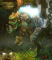 The enraged Glowback.