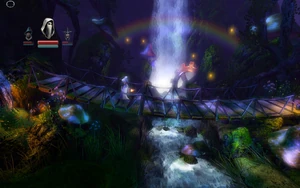 A waterfall in the Forest.