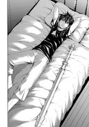 Arata laying close to Hijiri (sword form)