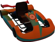 A render of the Freddy go-kart.