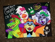 Some promotional art of the Glamrocks made for Gamejolt reaching 1 million members.