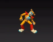 An unused animation of Glamrock Freddy standing upright from crouching.